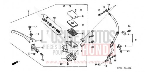 FR. BRAKE MASTER CYLINDER SH1504 de 2004